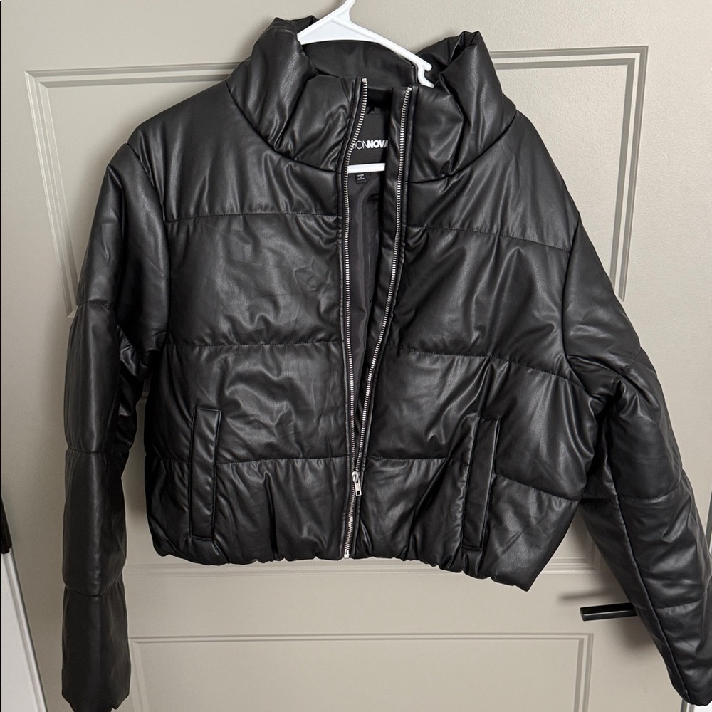Fashion Nova Black Puffer Jacket